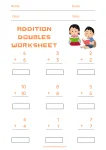 Addition Doubles Worksheet