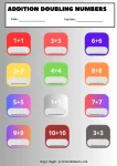 Addition Doubles Worksheets Free Printable