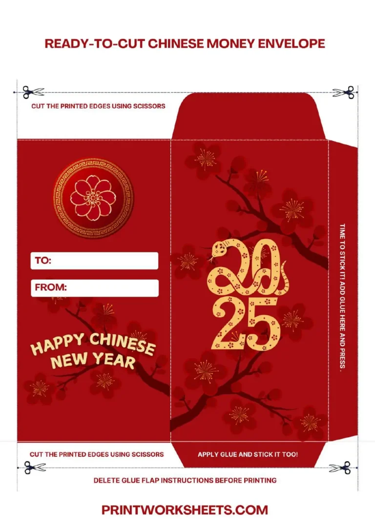 Chinese New Year Envelope Templates