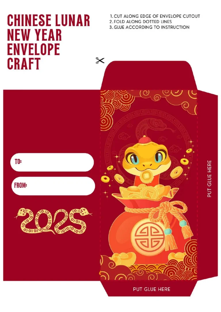 Chinese New Year Envelope Templates