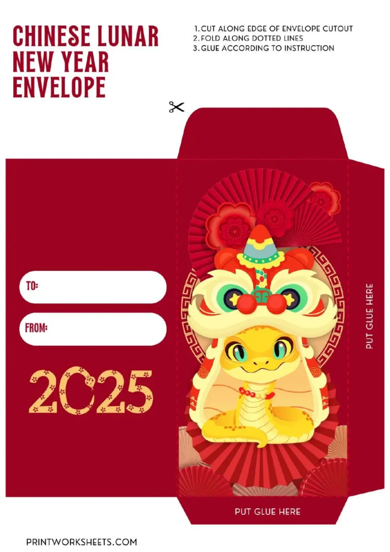 Chinese New Year Envelope Templates