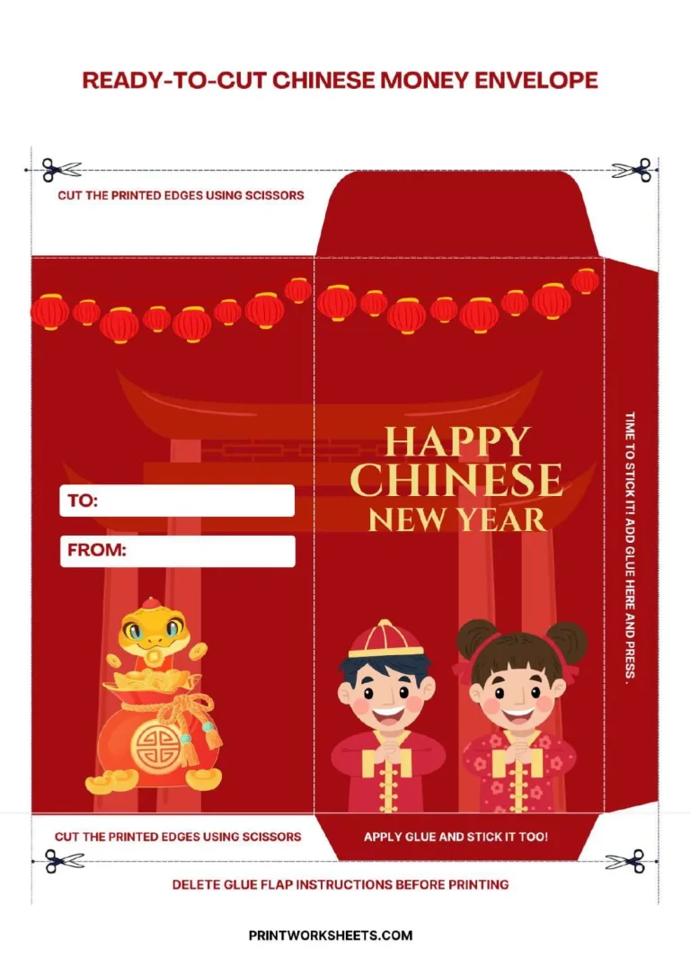 Chinese New Year Envelope Templates
