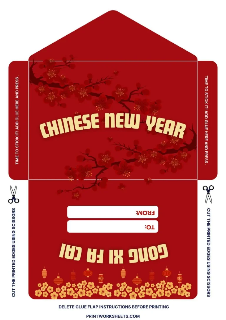 Chinese New Year Envelope Templates