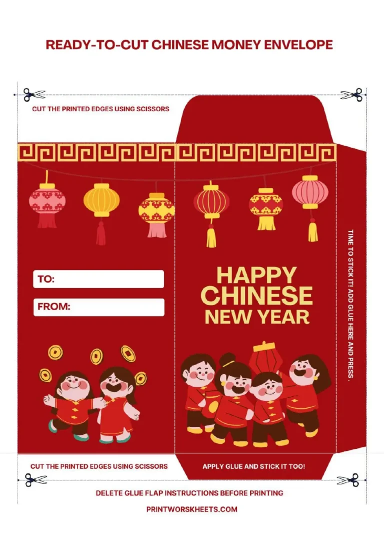 Chinese New Year Envelope Templates