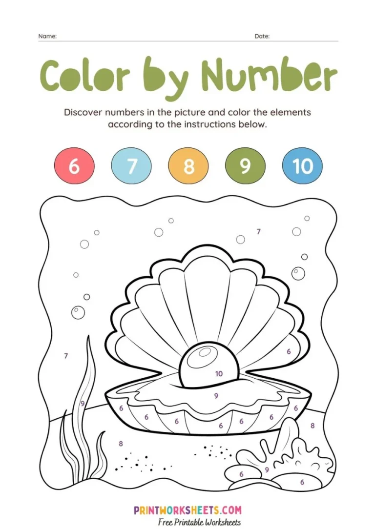 addition color by number worksheets free pdf