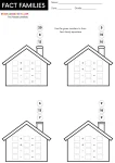 fact family worksheets