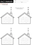 fact family worksheets