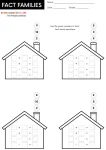 fact family worksheets