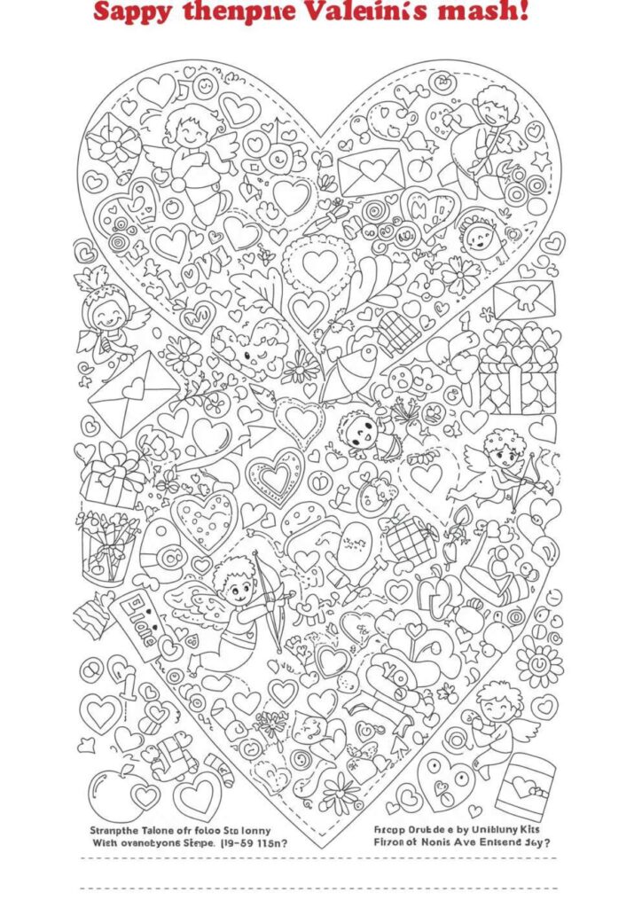 Free Printable Valentine’s Day Worksheets (10) Free Printable Valentine's Day Worksheets