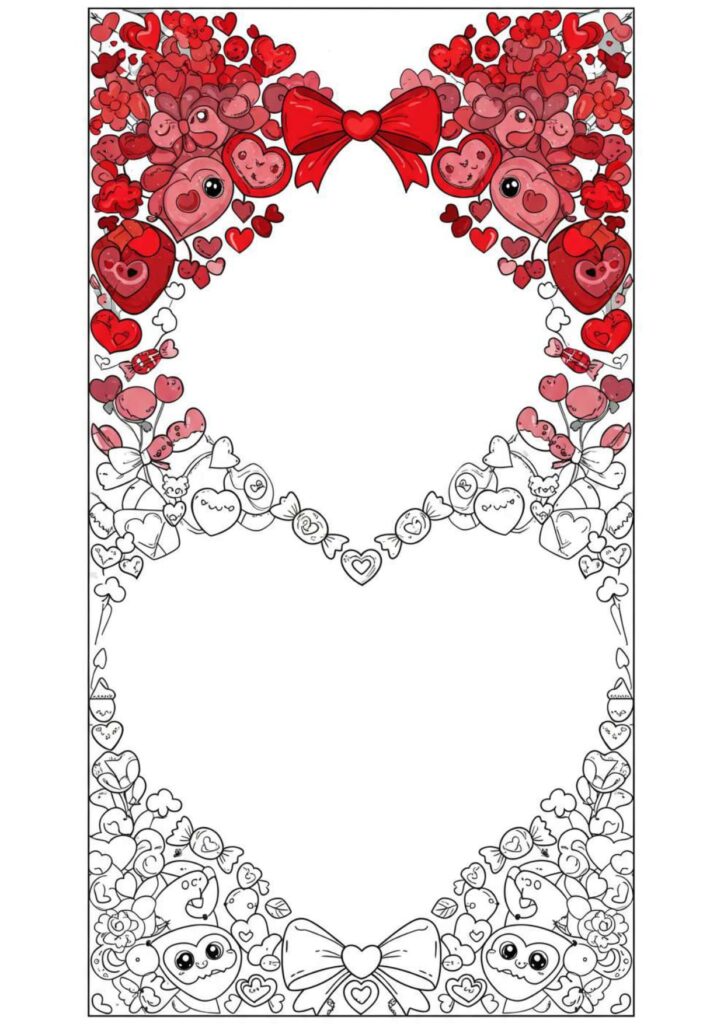 Free Printable Valentine’s Day Worksheets (8) Free Printable Valentine's Day Worksheets Frames
