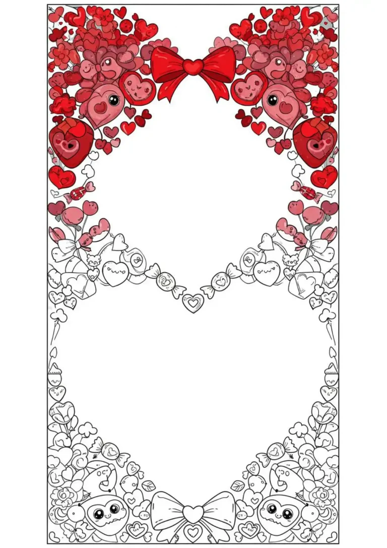 Free Printable Valentine's Day Worksheets Frames