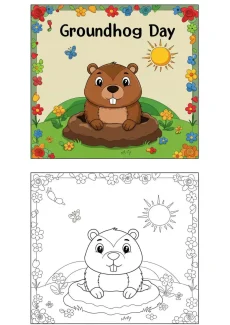 Groundhog Day Worksheet - Groundhog Day Worksheets for Preschool | Free Printable