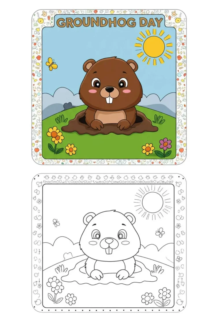 Groundhog-Day-Worksheets-for-Preschoolers (2) Groundhog Day Worksheets for Preschool