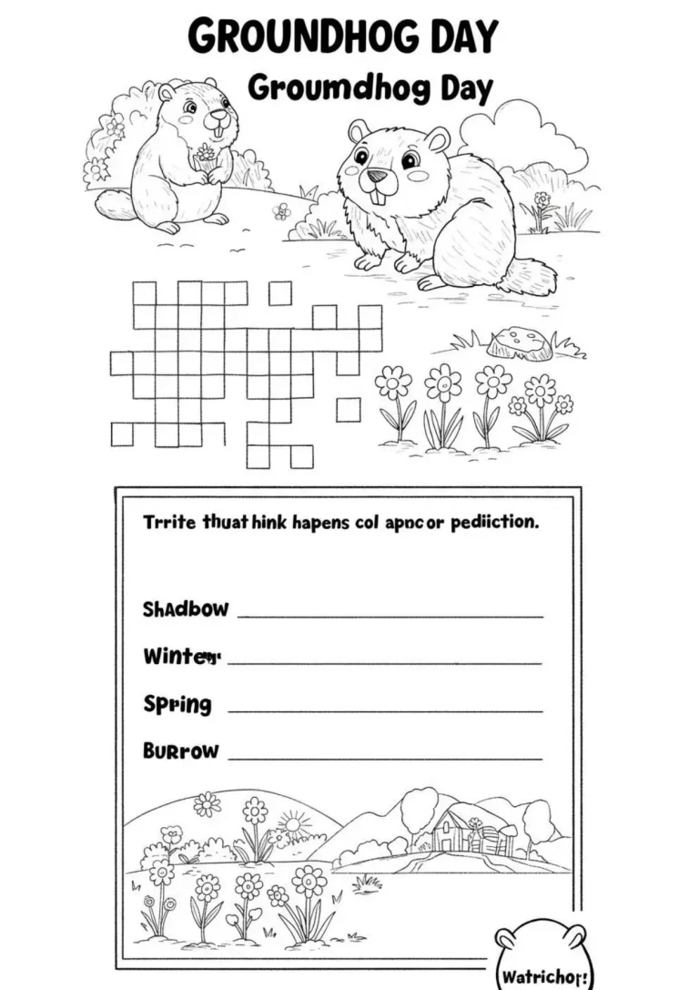 Groundhog-Day-Worksheets-for-Preschoolers (3) Groundhog-Day-Worksheets-for-Preschoolers