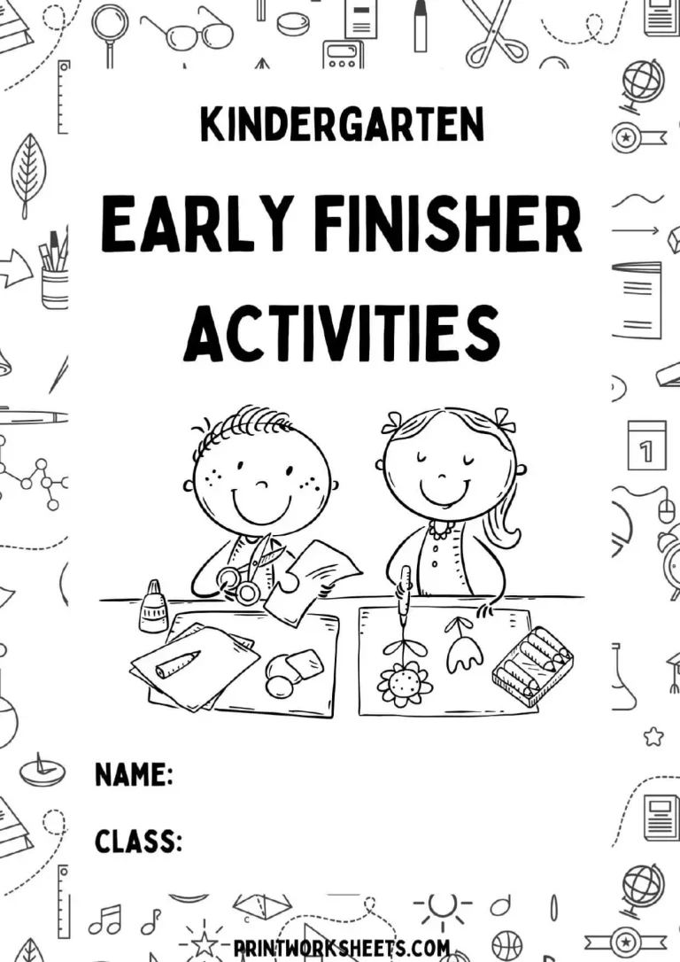 early finisher learning activities pdf