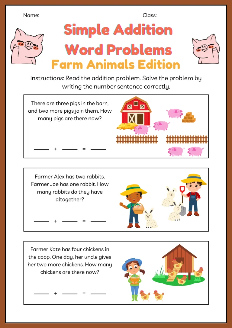 Addition Doubles Worksheets