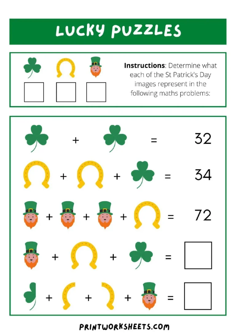 St-Patricks-Day-Puzzles-Worksheet (3) st patrick's day worksheets pdf