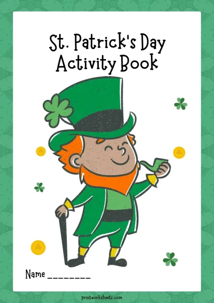 St. Patrick’s Day Activity Book PDF (10+ Fun Math & Learning Worksheets for Kids)