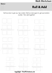 Double Digit Addition Game Worksheets - Spin and Add Activities