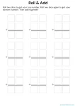 Double-Digit Addition Tic-Tac-Toe Worksheet