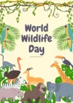 World Wild Day Poster Worksheet PDF Printable