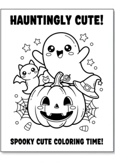 Coloring Pages Worksheet - Free Halloween Coloring Pages Printable PDF | Free Printable