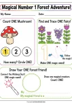 Number one worksheet three activities