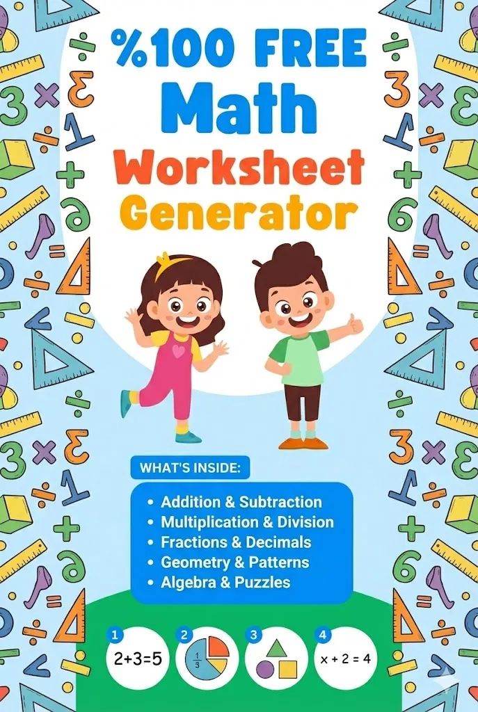 Free Math Worksheet Generator - Print Worksheets