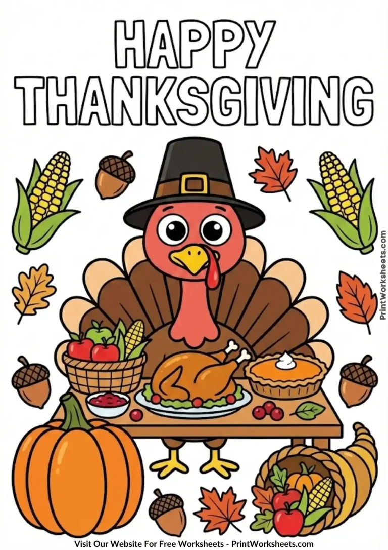 preschool thanksgiving coloring page large pumpki