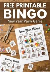 Free Printable New Year Bingo 2026