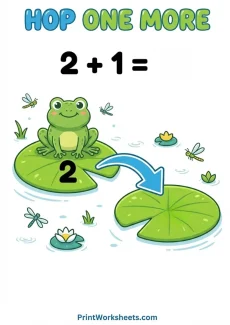 Addition Worksheets Worksheet - Adding 1 Worksheets: Teaching the “One More” Rule | Free Printable