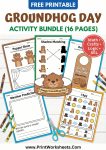 free groundhog day activity