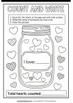 SEL worksheet for Valentine's Day encouraging acts of kindness.