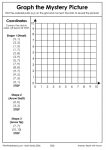 Valentine's Day coordinate graphing worksheet that reveals a hidden holiday picture when points are plotted.