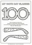 My 100th Day glasses craft printable for kids