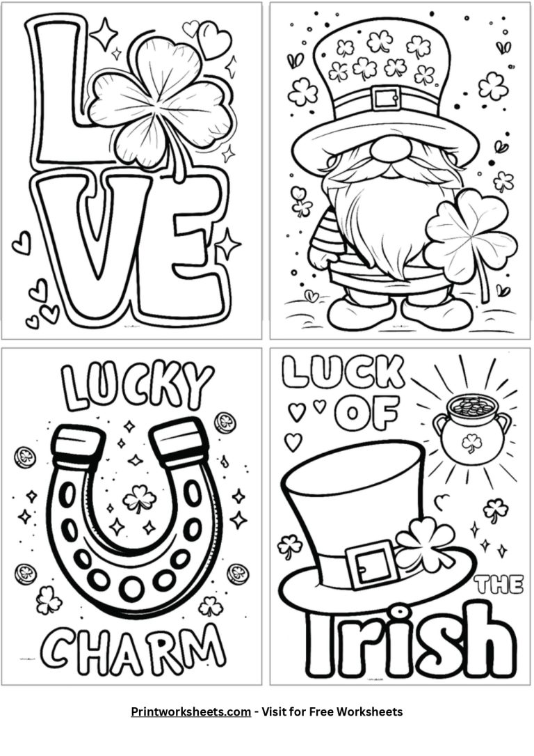 st patricks day coloring pages kindergarten 10