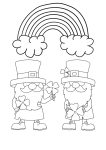 st patricks day coloring page kindergarten 6