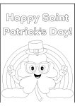 st patricks day coloring pages kindergarten 13