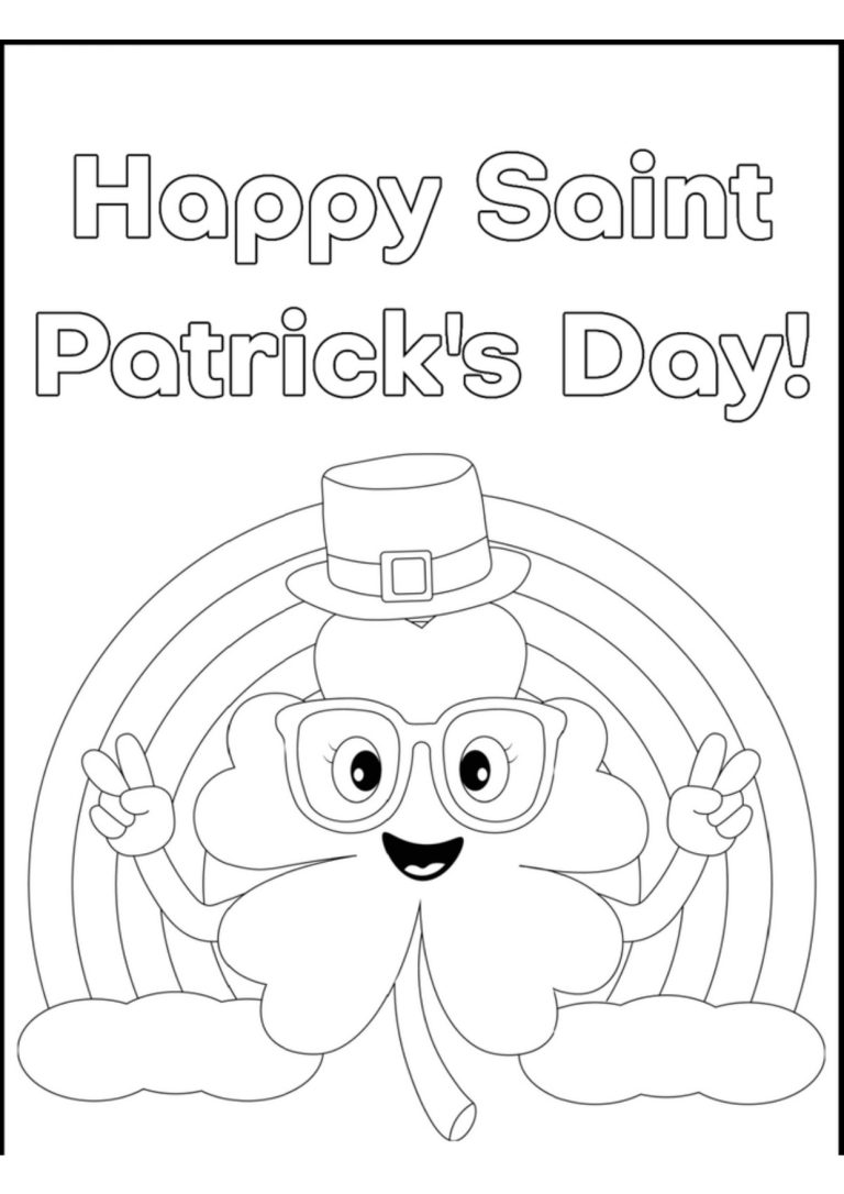 st patricks day coloring pages kindergarten 13