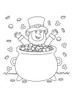 st patricks day coloring page kindergarten 1