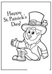 st patricks day coloring page kindergarten 3