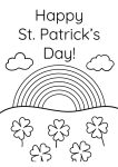 st patricks day coloring pages kindergarten 12