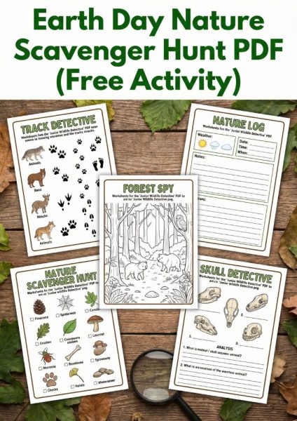 Earth Day Nature Scavenger Hunt PDF (Free Activity)