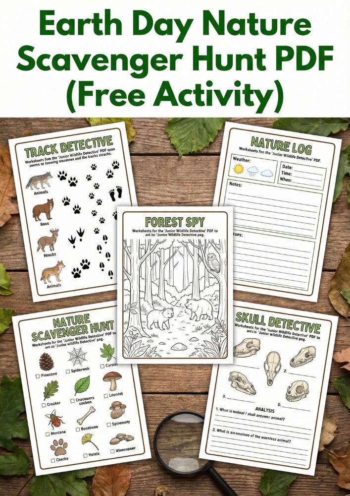 Earth Day Worksheet - Earth Day Nature Scavenger Hunt PDF (Free Activity) | Free Printable
