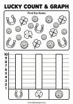 St. Patrick’s Day Math Worksheets for 1st Grade: Addition, Subtraction & Graphing Packet - Worksheet Image