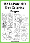 st patricks day coloring pages for kindergarten