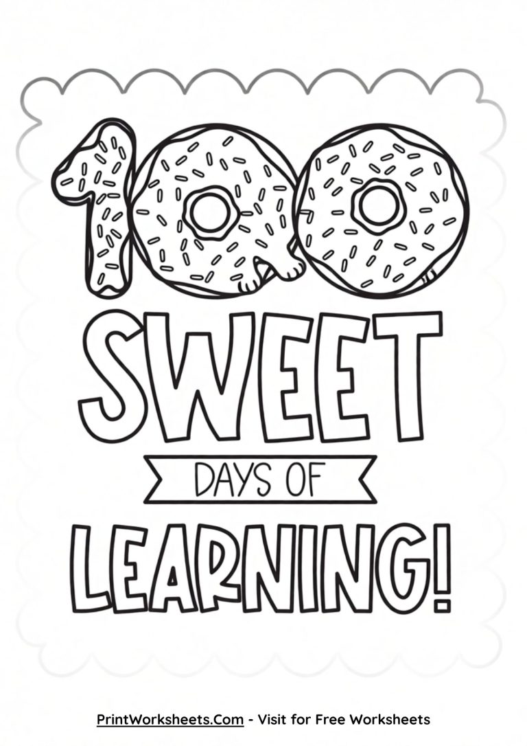 Sweet Days of Learning 100th day school