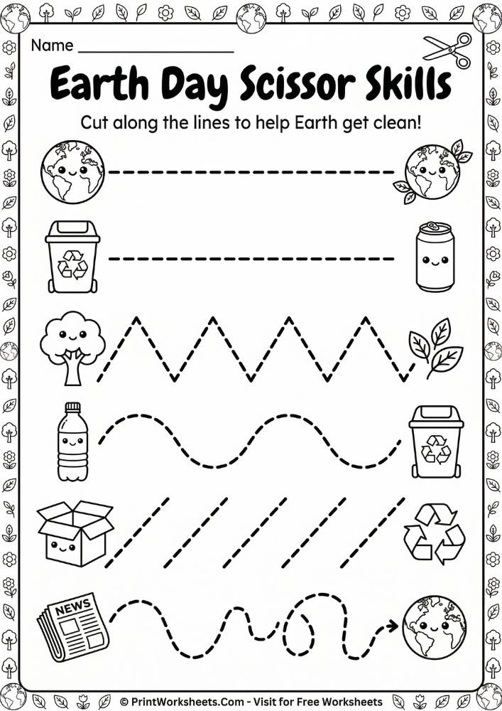earth day recycling worksheets 5