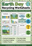 earth day recycling worksheets free printable