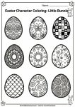 Easter bunny coloring pages for kindergarten free printable pdf
